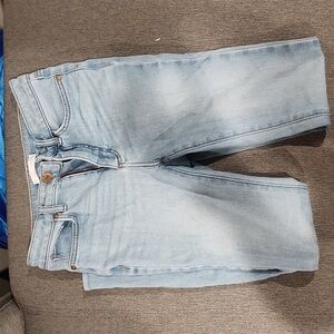 Womens size 2 high rise skinny light wash jeans